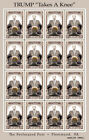 Trump - Takes A Knee - Art Stamps  artistamp  Faux Postage  Repro   Resist 