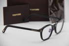 New Tom Ford Tf 5858-d-b 001 Black Gold Authentic Frames Eyeglasses 49-21
