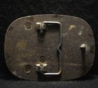 Wk19140 Very Cool Vintage 1970s    old Western Scene    Artwork Mens Belt Buckle