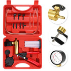 Hand Held Vacuum Pressure Pump Tester Set Brake Fluid Bleeder Bleeding Kit W box