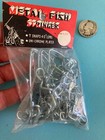 Vtg New Nos Metal Fish Chain Stringer 7 Snap 40    Fishing Japan Vintage Chromed