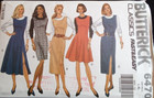 Butterick Uncut Sewing Easy Pattern 6470 Size L-xl Misses Top Jumper Dress Vtg