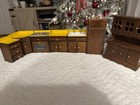 Vintage Concord Dollhouse Miniature Kitchen Furniture Set     Wood - 1 12 Scale