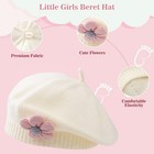 Little Girls Beret Hat Winter Warm Beanie Cap Toddler French Knit Style