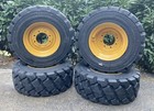 4-hd Foam Filled 12-16 5 Sks-7 Skid Steer Tires rims For Caterpillar   More
