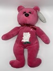 Celebrity Bears Star  2 Rosie O donnell Pink Rose Beanbag Plush Bear With Tag
