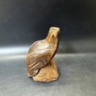 Vintage Wood Eagle Hand Carved Wooden Figurine Statue Bird Handmade