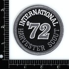1972 International Harvester Scout Embroidered Patch Black dark Gray Iron sew-on