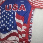 Suarez Usa American Flag Cycling Jersey Top Adult Dancewear Red White Blue M