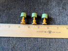 3 - Rare - Vintage Strombecker Dollhouse Miniature  Table Lamp Green Shade