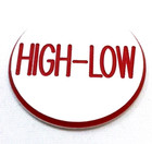 Lammer 1 25  High high-low  red white         brand New        e