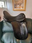 County Competitor Dressage Saddle 16 5   Mw  Black  Good Condition