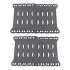 10 Pack Ported 4 Hole Carb Base Gasket Holley Edelbrock Carburetor 4bbl 4150 60