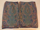 Ralph Lauren Greycliff Paisley Cotton Sateen Standard Pillow Shams