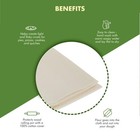 Regency Naturals 100  Cotton Pastry Cloth And Rolling Pin Cover