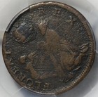 C 1670 New Jersey St  Patrick Farthing  Martin 1c 9-da 10  pcgs F-detail 