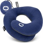 Travel Neck Pillow For Airplane     Patented Double Support For Head  Neck  And   