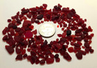 Genuine Surf Tumbled Sea Glass From Puerto Rico   1 2 Oz  Rare Ruby Red  2