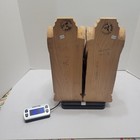 2 Two Raw Unfinshed Cherry Wood Corbels Carved   14 x5    Romania Scroll Ornate