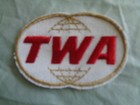 Twa Airlines Uniform Patch - 3 X 2 Inches New  Original Vintage  Cool