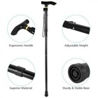 Aluminum Foldable Walking Cane Walking Stick All Terrain 
