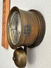 Seth Thomas Ship   s Bell No 1 Clock     Brass Case     External Bell     Serviced