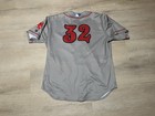Theo Denlinger Game Used Worn 2024 Portland Sea Dogs Gray Road Jersey Red Sox