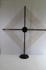Nice Vintage Old 1920s Nazeleys Portena Folding Antique Wood Radio Loop Antenna