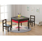 Table Lego Storage Kids Activity Chairs Set Drawer Building Espresso Blocks Desk