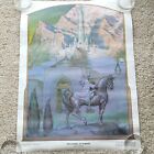 Vintage Lord Of The Rings Poster 1976 Steve Hickman The Citadel At Sunrise New