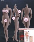 1 6th Tbleague Phicen Black suntan Mid Bust Female Girl Body 12in Action Figures