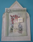 Vintage Stonybrook Line Wedding Anniversary Card With Envelope Cutout Window