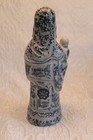 Vintage Chinese Blue   White Porcelain Fu Xing Statue Lucky God 10  Fujian Guild