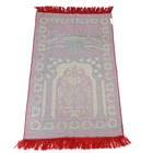 Tekska Muslim Prayer Rug Mat Islamic Red Yellow 42 X 27 Made In Turkey