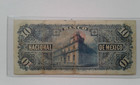 Mexico Banco Nacional 10 Pesos 1906 Large Bank Note Circulated