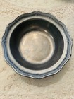 Vintage Pewter Serving Bowl Wilton Armetale Queen Anne Scalloped Edge 11 25 