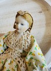 Dollhouse Miniature Porcelain Doll Woman  1 12 Scale Vintage Possibly Antique
