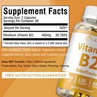 Vitamin B2  riboflavin  400mg - Natural Energy Booster  Gluten Free  Non-gmo