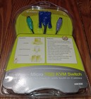 Iogear Sealed Miniview Micro Ps 2 Kvm Switch With Built In Cables Model Gcs62