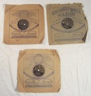 Three Edison Bell Radio 78 s And Sleeves -- Harry Hudson s Melody Men