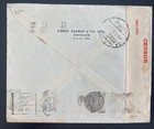 1940 Jerusalem Palestine Censored Cover To Ottoman Bank Alexandria Egypt