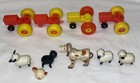 Vintage Fisher Price Little People Damaged Farm Lot Please Read For Parts