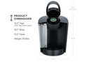 Keurig K-classic Single Serve K-cup Pod Coffee Maker 3 Brew Sizes 48oz Reservoir