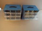 2 Vtg 18 Drawer Akro Mils Metal Part Storage Cabinet Organizer Usa  pls Read 