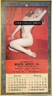 Marilyn Monroe Calendar 1952 Vintage Pinup  1 Golden Dreams Ex nm Framed Coa