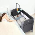 3 In 1 Baby Bassinet  Bedside Sleeper    Playpen  Easy Folding Portable Crib