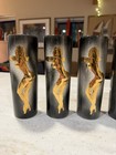 6 Vintage Ceramic Vase With Female Pinup