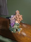 Mermaid Seashell Utility Holder Figurine Resin Coral Reef Decor Km-49037