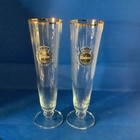 Premium Beer  glass Warsteiner 0 41 Die Konigin Unter Den Bieren Vintage Lot Of 2