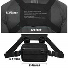 Tactical Combat Chest Rig Bag Front Pouch Recon Kit Pack Sport Protective Vest